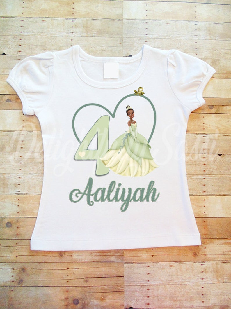 princess tiana birthday shirts