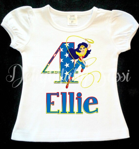 wonder woman birthday shirt