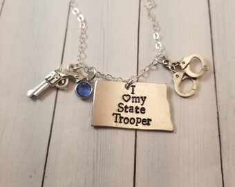アクセサリー nonnative TROOPER NECKLACE by END North Dakota State Trooper Wife Necklace, Law Enforcement