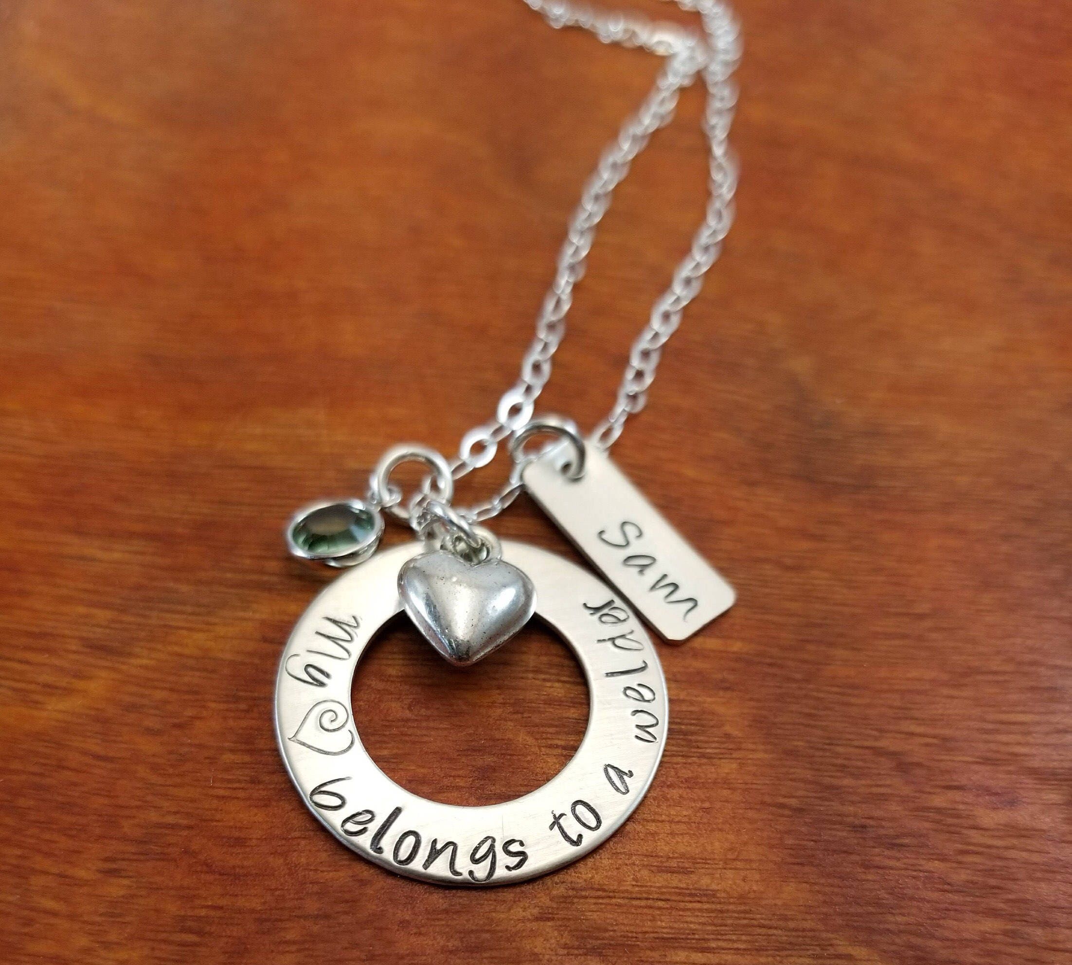 welding necklace pendant