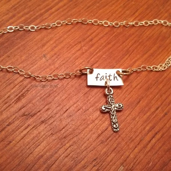 Faith Necklace Etsy