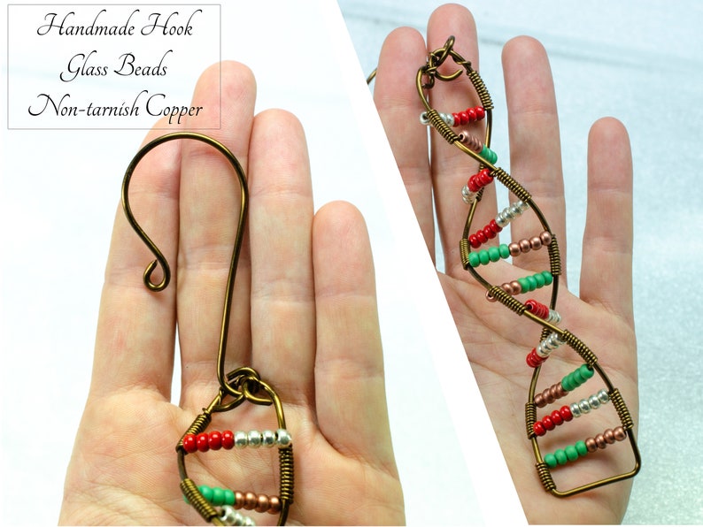 DNA Ornament Science Christmas Art Educational Biology Etsy