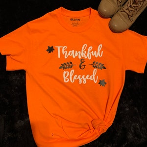 Fall Thankful and Bless T-shirt