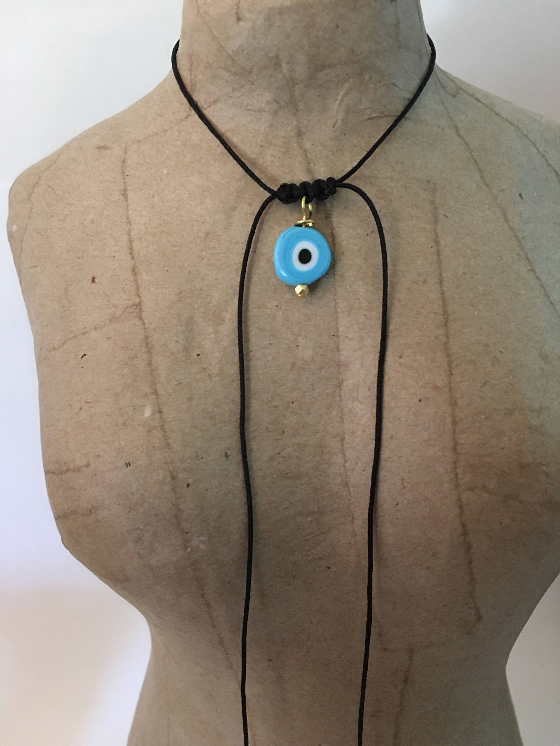 Evil eye Jewelry Evil eye necklace adjustable necklace Etsy