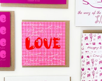 1 Corinthians 13 Love Card | Christian Wedding, Anniversary, Valentine Greeting