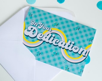 Christian Dedication Card: Lord's Blessing, Modern Greetings