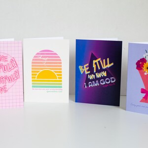Cartões de versículos bíblicos, cartões de incentivo cristão, correio feliz, cartões alegres, versículo bíblico feito de forma admirável e maravilhosa, salmo