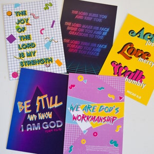 Tarjetas con versículos de la Biblia, tarjetas de aliento cristiano, postales de las Sagradas Escrituras, tarjetas de felicitación con esperanza cristiana, tarjetas con versículos de la Biblia cristiana para amigos