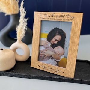 Cadre en bois commémoratif pour nouveau-né, ma première année, cadre  Keepplex pour bébé de 0 à 12 mois, gérer les souvenirs photo, cadeaux de  mémoire Lauren pour enfants