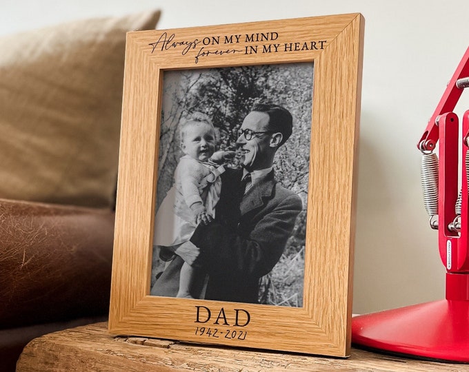 Loss Mom Dad Sister Grandma Frame / Personalized Sympathy Picture Frame ...