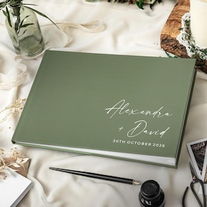 Personalized Wedding Guest Book, Custom Wedding Polaroid Photo Album, Wedding Planner Guestbook, Wedding Couple Keepsake, Engagement Gift