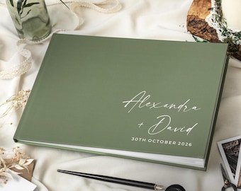 Personalized Wedding Guest Book, Custom Wedding Polaroid Photo Album, Wedding Planner Guestbook, Wedding Couple Keepsake, Engagement Gift