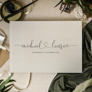 Wedding Guest Book, Personalized Wedding Polaroid Photo Album, Custom Wedding Planner, Reception Guestbook Sign, Wedding Keepsake Gift Idea