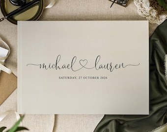 Wedding Guest Book, Personalized Wedding Polaroid Photo Album, Custom Wedding Planner, Reception Guestbook Sign, Wedding Keepsake Gift Idea