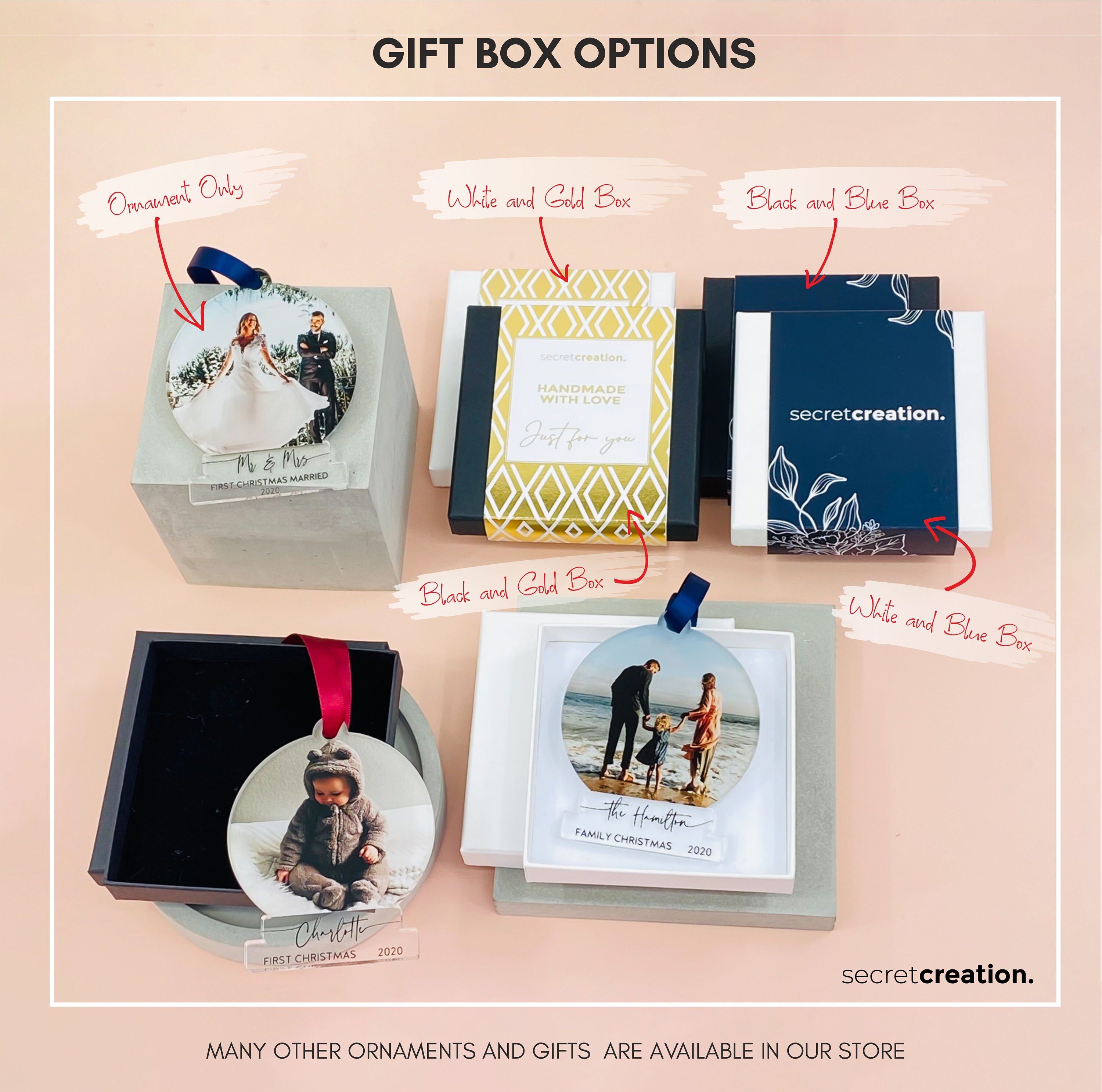 Baby 1st First Christmas Ornaments Baby's 1st Christmas - Etsy UK