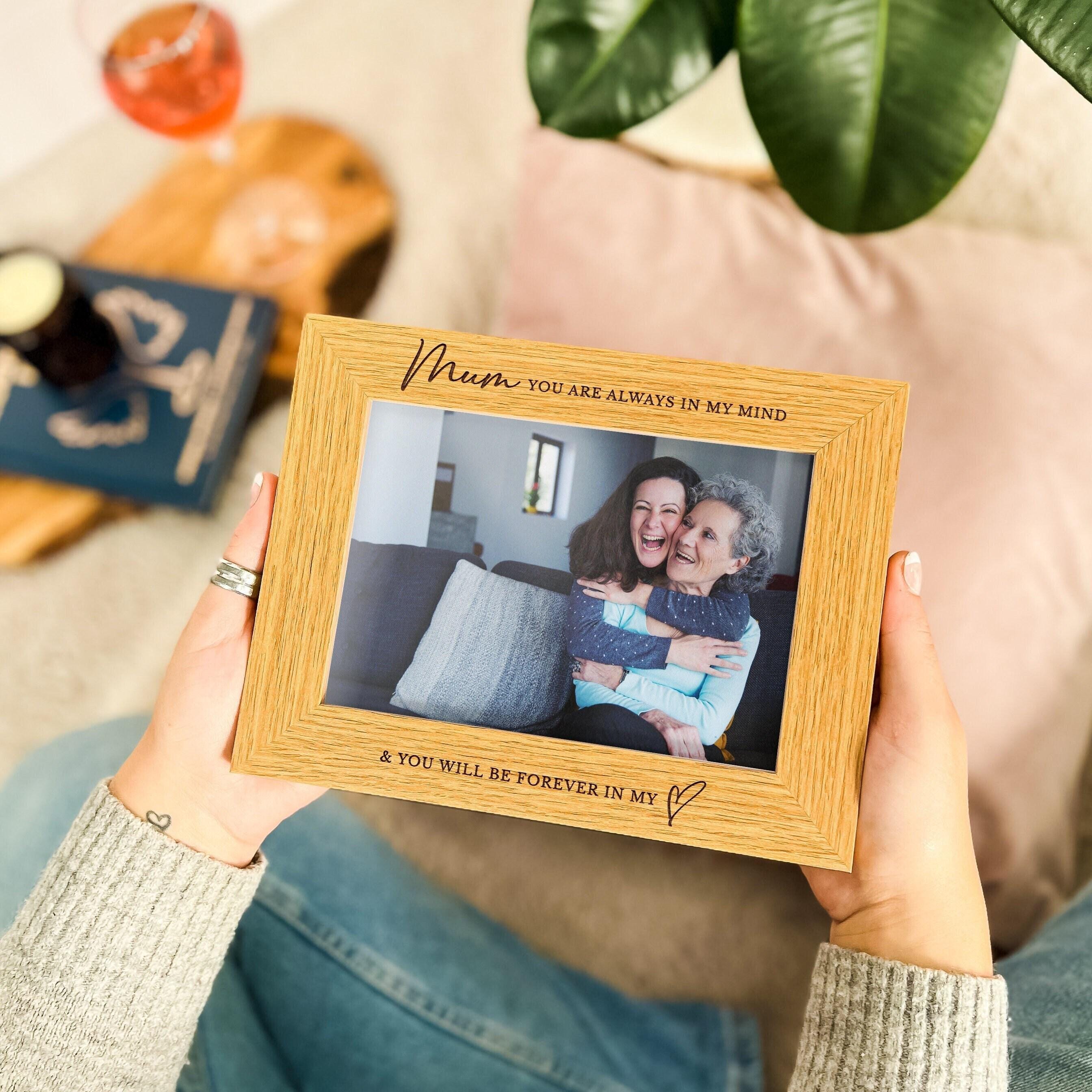 Personalized Christmas Mum Memorial Gift Photo Frame | In Loving Memory Of Gift, 5x7 Or 4x6 Picture Frame, Remembrance Gift Keepsake