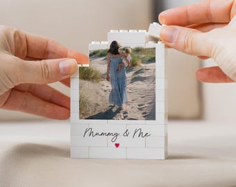Mummy And Me Photo Keepsake Gift, Personalised Mothers Day Keepsake, Mum Birthday Present From Daughter, New Mum Gift, Mummy Photo Block