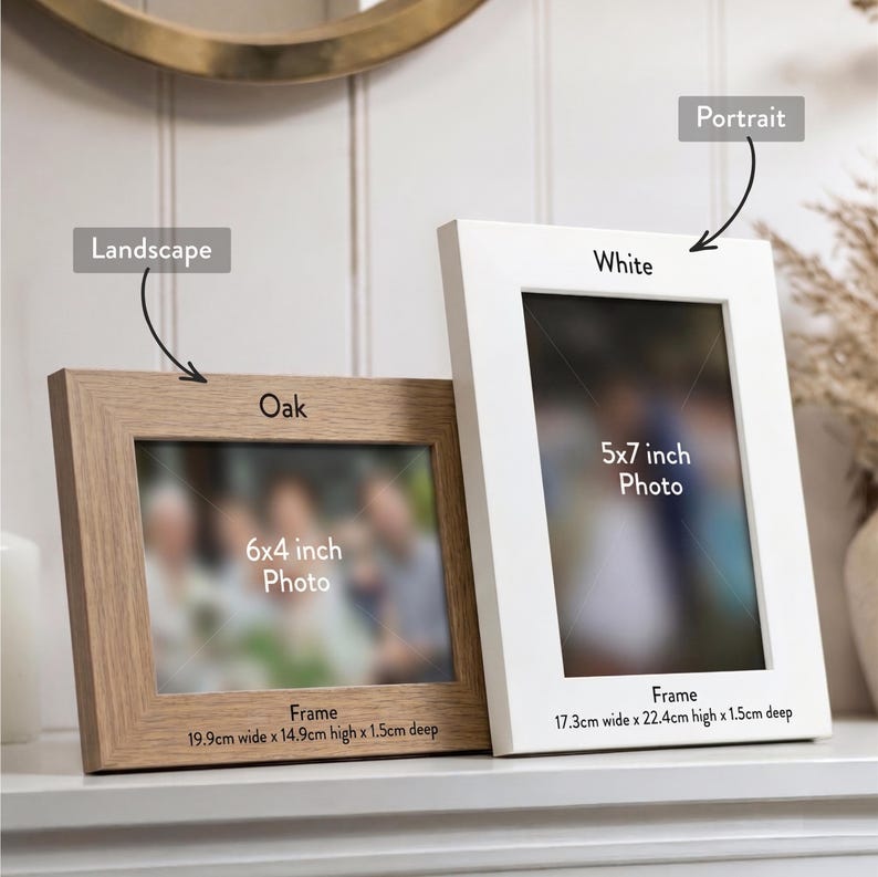 Personalised Grandad Gift From Grandkids, Birthday Photo Frame, First Christmas Gift For Grandparents, Family Keepsake For Grandma image 4