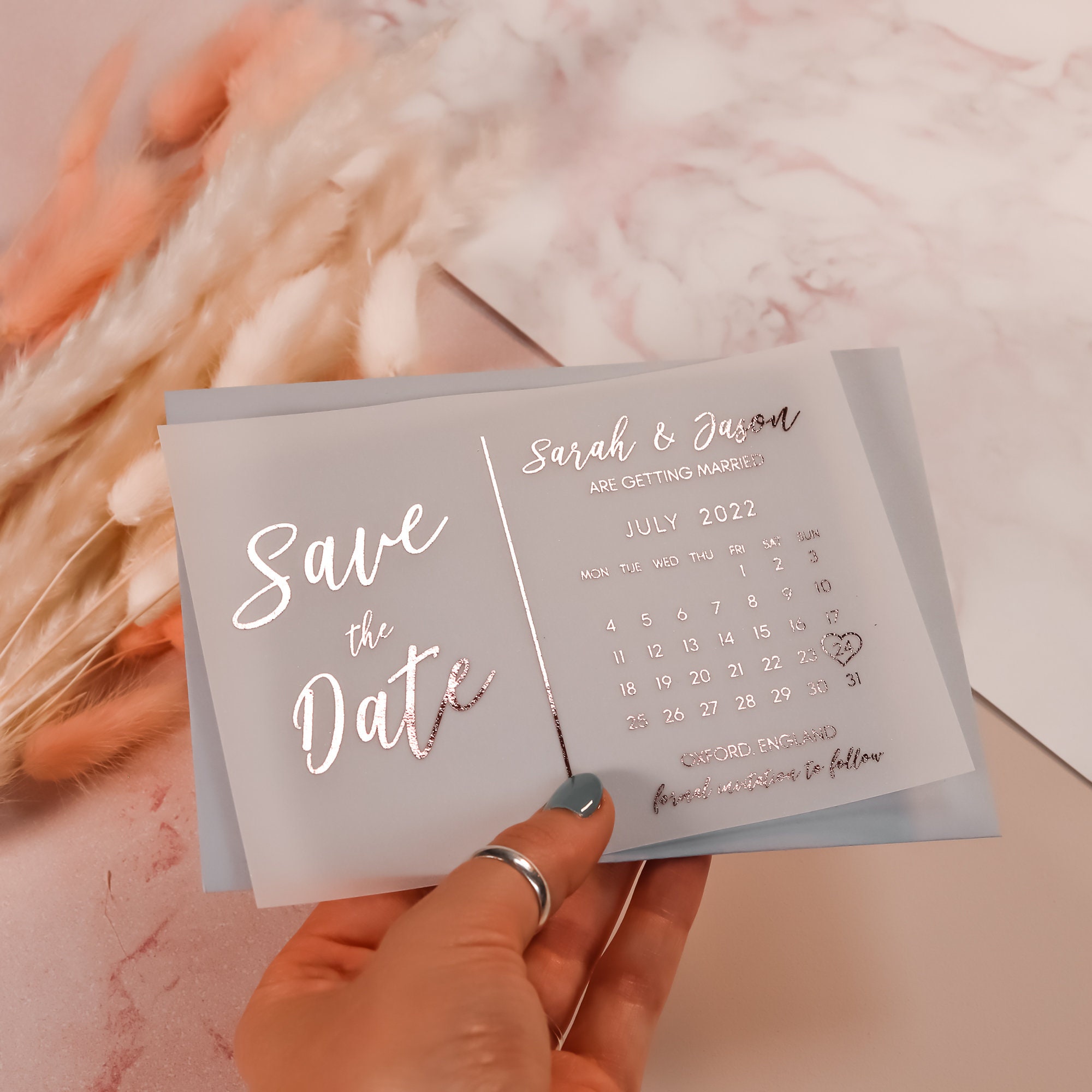 Gold Save the Date, Save the Dates for Weddings, Vellum Save the Dates,  Save the Date Cards With Envelopes, Save the Date Cards for Weddings 
