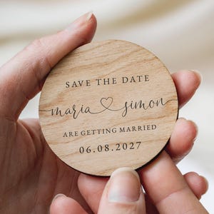 Ímãs de "Reserve a Data" com Cartões | Ímãs de "Reserve a Data" Simples para Casamento | Convites Modernos para "Reserve a Data" ou Recepção | Convites Minimalistas imagem 7