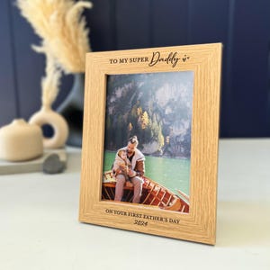Personalized Father's Day Gift Photo Frame | Best Birthday Gift For Dad | From Daughter & Son | Unique Gift Idea For Stepdad