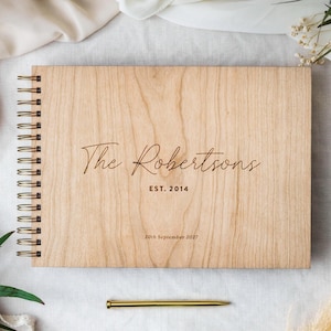 Libros de firmas de boda personalizados, alternativa, libro de firmas de boda de madera, álbum de fotos para fotomatón, álbum de boda, recuerdo, álbum de recortes