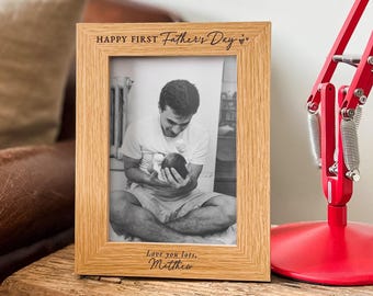 Cornice personalizzata per la prima festa del papà / Il miglior regalo per il papà da parte della figlia / Idea regalo di compleanno / Cornice personalizzata / Regali per papà