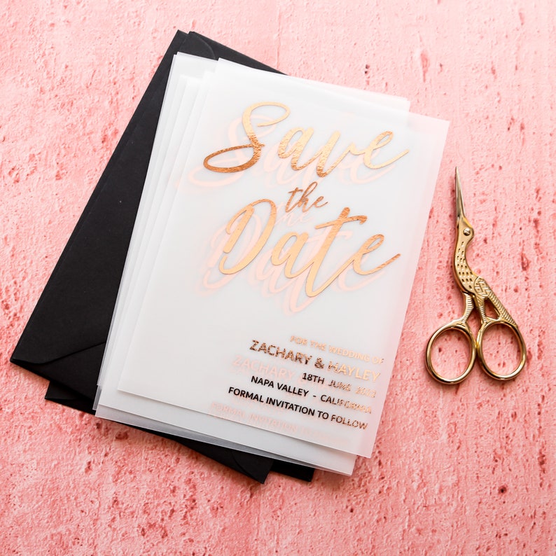 vellum save the dates vellum save the dates