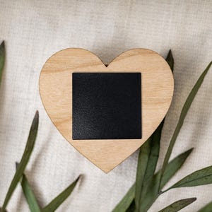 Save the Date Magnet Cards | Foil Wedding Invitations, Rustic Magnet Heart, Personalised Greenery Invites, Custom Floral Save the Dates image 9