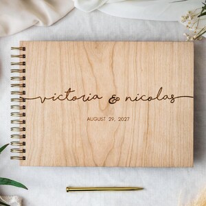 Libro de firmas de boda alternativo, libro de firmas de boda alternativo, álbum de fotos personalizado, decoración rústica para boda, regalo de recuerdo.