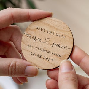 Ímãs de "Reserve a Data" com Cartões | Ímãs de "Reserve a Data" Simples para Casamento | Convites Modernos para "Reserve a Data" ou Recepção | Convites Minimalistas imagem 8