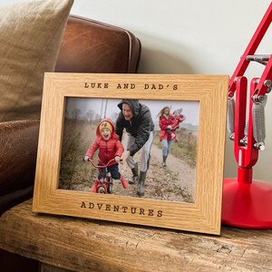 Personalised Father's Day Gift | Gift For Dad Engraved Frame, Dad Gift From Children, Daddy Present, Husband Birthday, New Dad Present