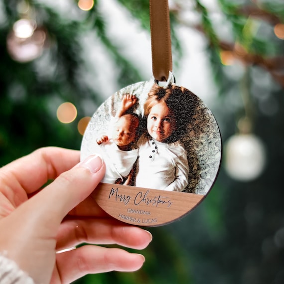 Personalised Christmas Decorations Grandparent Ornament Custom