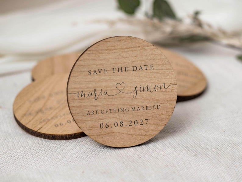 Ímãs de "Reserve a Data" com Cartões | Ímãs de "Reserve a Data" Simples para Casamento | Convites Modernos para "Reserve a Data" ou Recepção | Convites Minimalistas imagem 9