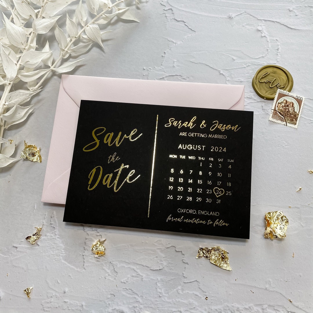 2024 Save the Date Cards for Wedding, 25% off!