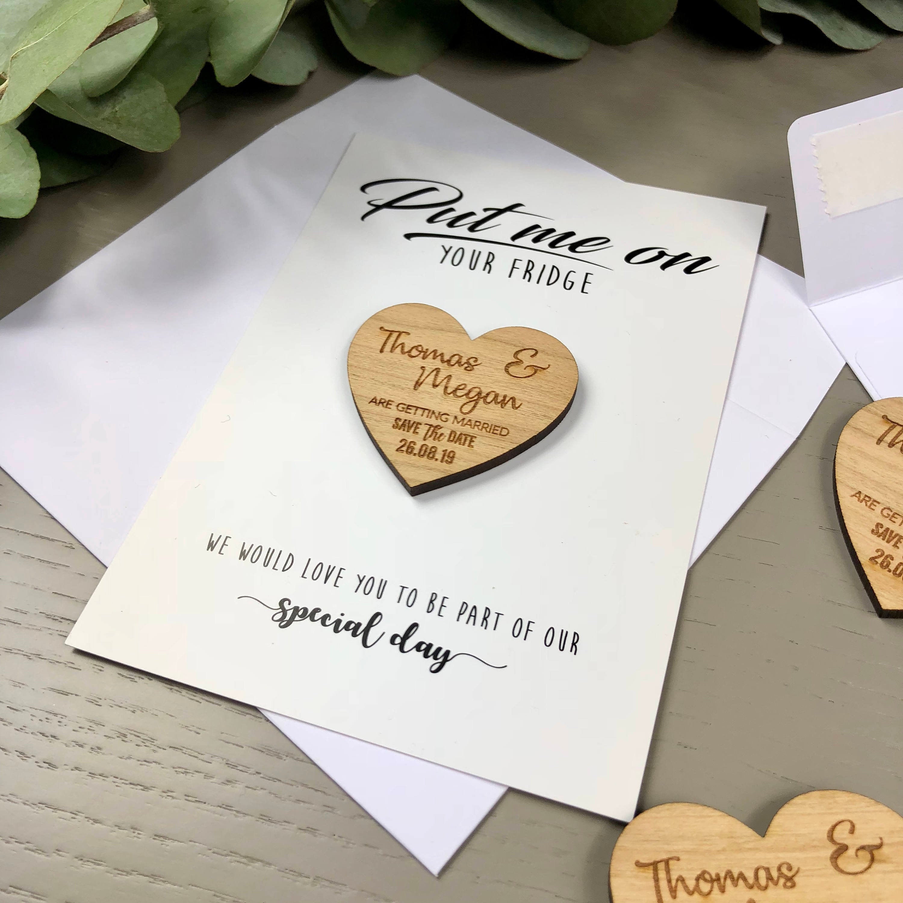the Date Magnet Cards Wedding Invitation - Etsy Sweden