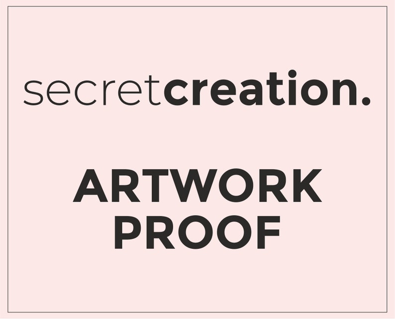 Secret Creation Artwork Proof image 1