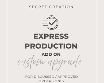 Secret Creation - Express Produktion - Add-ON-Artikel