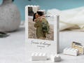 Personalised Anniversary Photo Gift, Romantic Keepsake, Custom Building Block Keepsake, Valentines Day Gift For Couple, Wedding Anniversary product logo