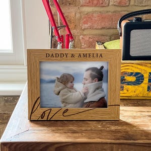 Personalisiertes Geschenk für Papa | Papa Geschenk Bilderrahmen | Beste Geburtstagsgeschenke und Fotorahmen | Einzigartige Geschenkidee für Papas Geburtstag & Vatertag