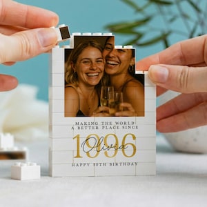 Regalo fotografico personalizzato per il 30° compleanno del migliore amico, che contribuisce a rendere il mondo un posto migliore dal 1995, un regalo di Natale o un ricordo prezioso per celebrare un traguardo importante.