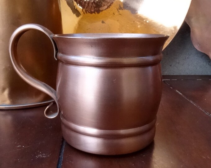 Vintage Gregorian Copper Mug Moscow Mule Copper Mug Etsy