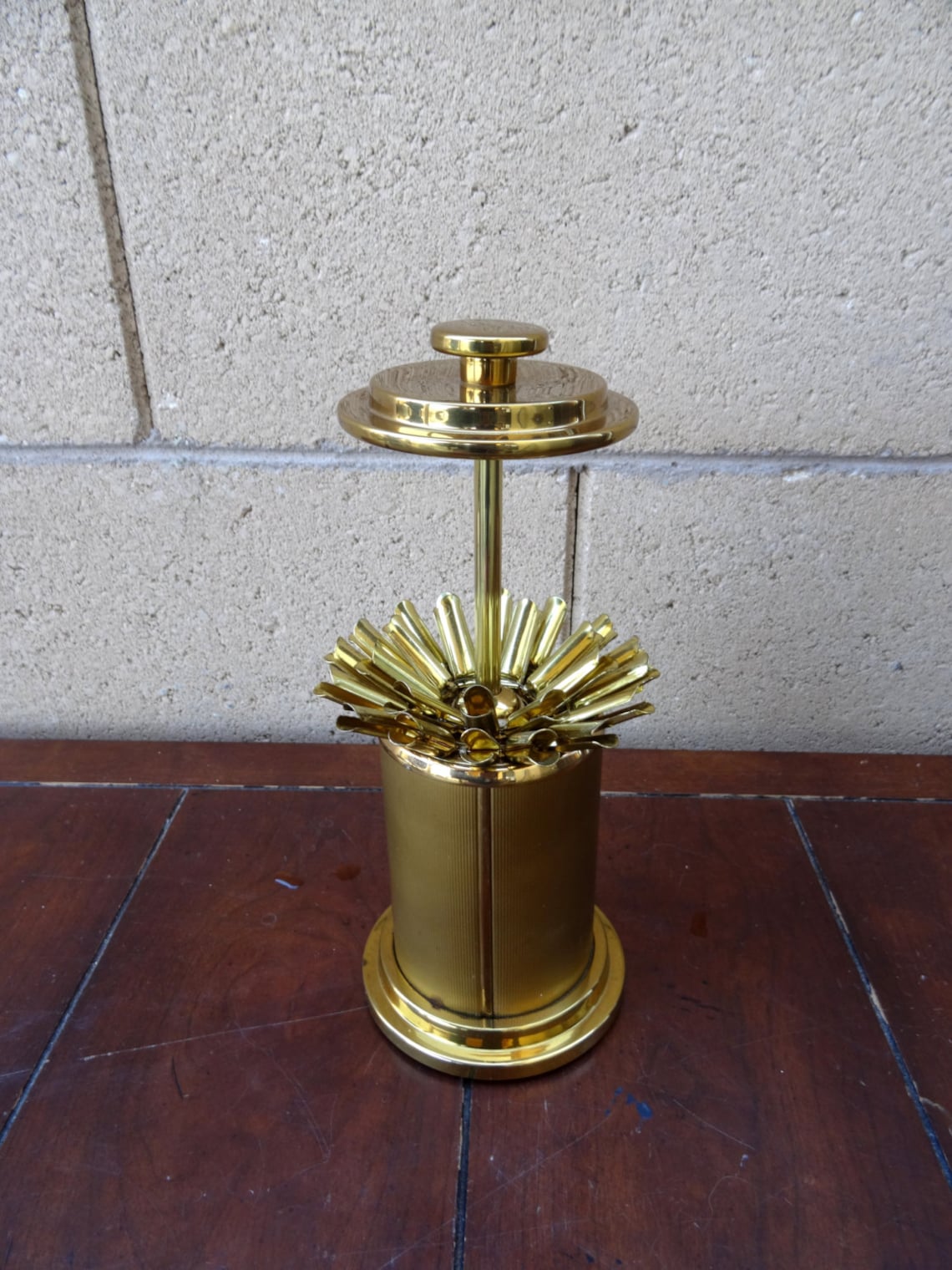 Vintage Pop Up Cigarette Dispenser Brass Art Deco Cigarette | Etsy