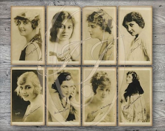 Vintage Actress Cards Vintage Ladies