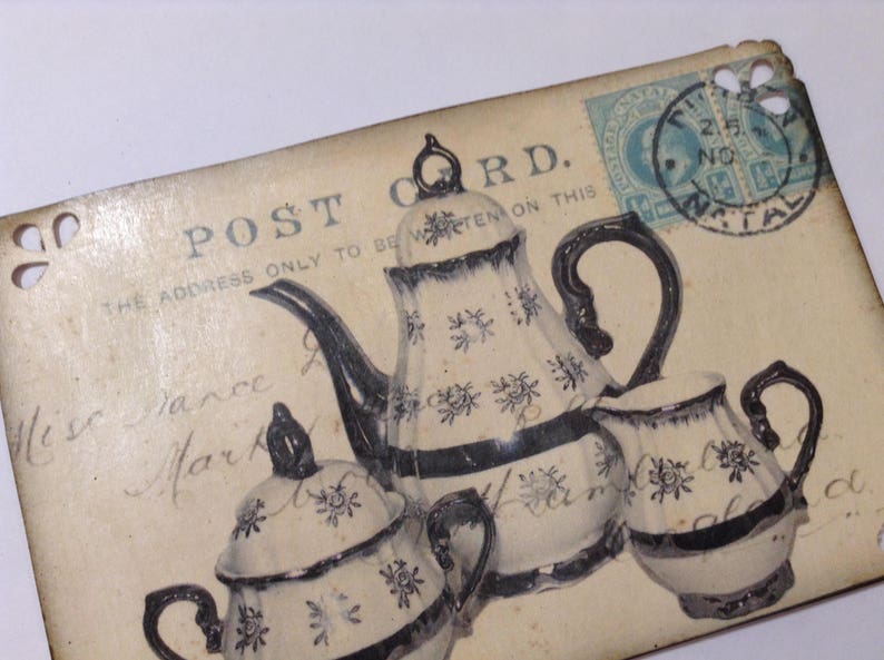 Coffee Filter Envelope with Tea Journal Card for Journals Etsy