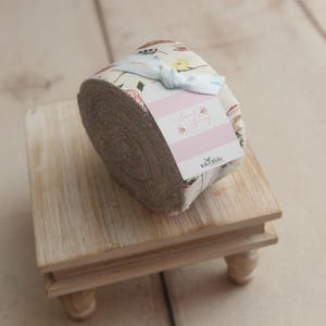 Sweet Spring Rolie Polie: Riley Blake Floral Fabric Strips