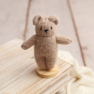 Bear Pocket Pals, Knit Pocket Pals, Handmade, Bear, Bears, Teddy Bear, Tiny Toys, Mini Bear, Knit, Knit Bear, Knit Teddy, Knit Toys