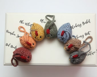 Rustic Chicken Christmas Ornament: Rearview Mirror Charm