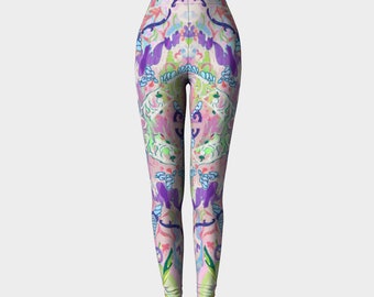 Daisy Pike x Rococo’s x hi quality “Fantasy Florescent” Baroque Style Leggings