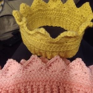 Crocheted Crown, Cosplay Crown, Royal Crown